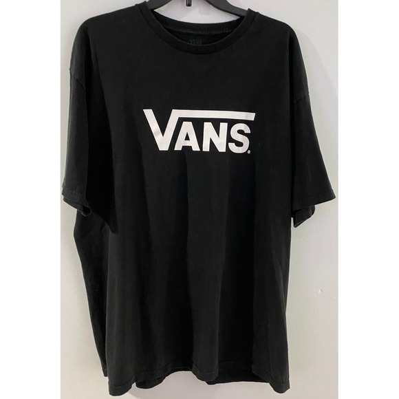 Vans Other - Vans Mens Black Classic Fit Short Sleeve T Shirt with Logo Graphic Top X Large